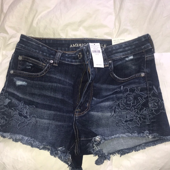 American Eagle High Waisted shorties 12 NWT